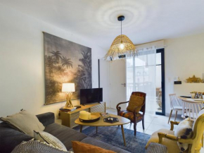 La plage de Val André au pied de l'appartement